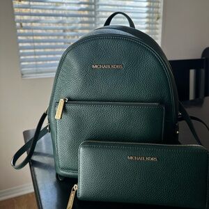 Michael Kors Backpack Purse and wallet